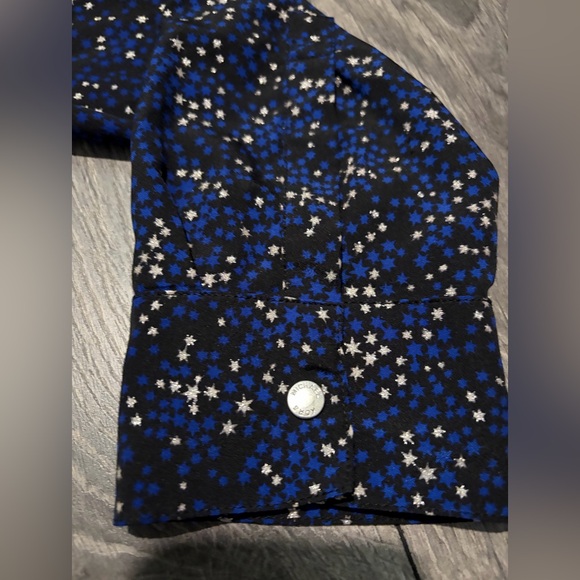 Michael Kors Navy and Gold Women's Full Zip Top Size M - Picture 10 of 12